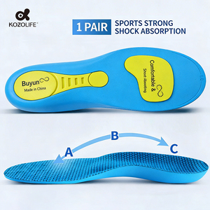 <span class=keywords><strong>Semelles</strong></span> Confort Sportives en PU avec Support de Voûte Plantaire et Amorti des Chocs pour Soulager les Douleurs aux Pieds - Product Image 1
