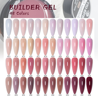 Vente en gros ODM/OEM Gel de construction pour extension d'ongles UV personnalisé sous marque privée – 48 couleurs, non toxique, écologique, longue durée