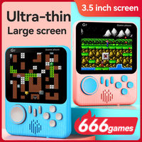 Cadeaux chauds jouets de jeu pour deux jeux rétro 666 jeux 3.5 pouces connecter TV Double Sparring lecteur de jeu vidéo G7 Console de jeu portable