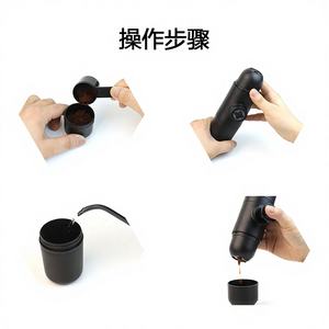 Machine à expresso portable de style italien, petite machine à café domestique pour le camping en plein air, machine à café manuelle à commande manuelle - Product Image 2