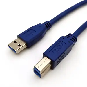 USBプリンターケーブルUSB3.0プリントケーブルタイプAオス-BキヤノンエプソンHPプリンターコンピューターアクセサリー用オス延長ケーブル