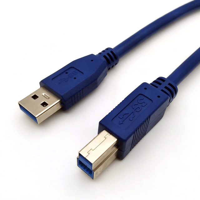 USB 3.0 Type a Male to B Male Extension Cable for for for Printers Braid Shielding Stock