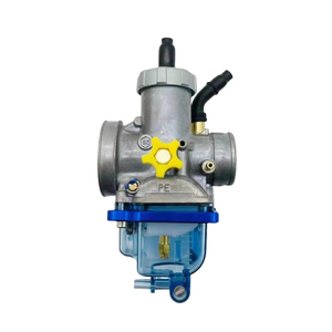 Alto rendimiento PE28 NSR150 <span class=keywords><strong>Keihin</strong></span> Hon Da Yamaha Kawasaki <span class=keywords><strong>150cc</strong></span> azul transparente Push Pull Choke motocicleta <span class=keywords><strong>carburador</strong></span> - Product Image 5