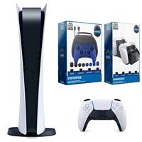 Konsol Game TV PS5 Slim Versi Digital Baru Original dengan BT Nirkabel dan Bahan Plastik