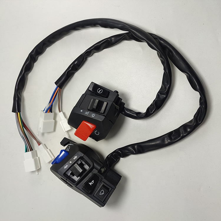 Заводской водонепроницаемый переключатель на руль с стеклоочистителем и вентилятором, китайский переключатель на руль мотоцикла квадроцикла 110cc