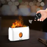 Difusor aromático con Control remoto, lámpara 3D de calefacción, i-flame humidificador de aire, difusor mágico de llama de aire, nuevo estilo, 2021