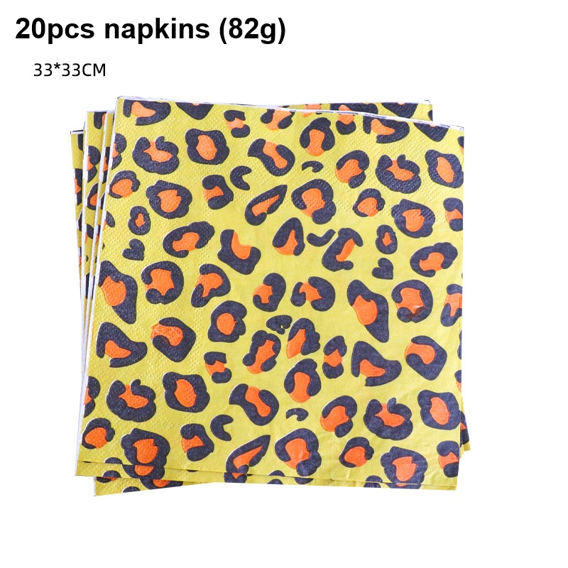 Yellow- 20pcs paper napkin