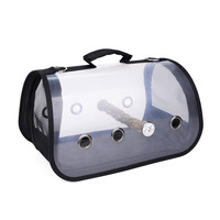 Sac à main transparent à épaule unique pour oiseaux Cage à oiseaux de voiture Pet Perroquet Sortie Sac à dos Starling Bird CageParrot Sortie Sac à dos
