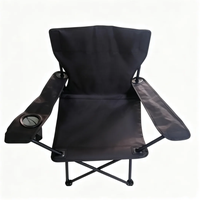 Chaise pliante en acier inoxydable, chaise de camping portable, chaise de plage Oxford légère, siège d'extérieur pour les voyages, pliable et écologique