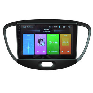 ขายส่งเครื่องเล่นวิทยุติดรถยนต์ระบบนำทาง GPS สำหรับรถยนต์ I10 ปี 14 ถึง 17 รองรับ Android Auto, Carplay และมัลติมีเดีย - Product Image 1