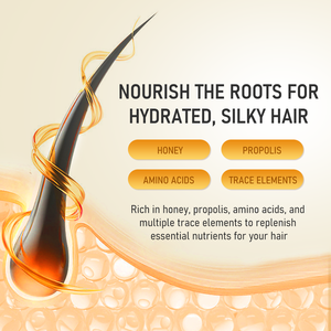 Kits de Soins Capillaires au Miel à Marque Blanche aux Acides Aminés, <span class=keywords><strong>Shampoing</strong></span> et Après-<span class=keywords><strong>Shampoing</strong></span> Anti-Pelliculaire Volumisant à <span class=keywords><strong>la</strong></span> <span class=keywords><strong>Propolis</strong></span> - Product Image 4