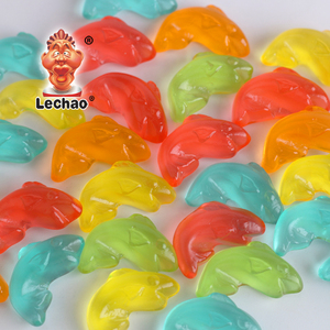 Halal Bulk <strong>Sweets</strong> and Candies Fish Shape Jelly Gummy Candy Multicolored Candies Manufacturer - Product Image 2