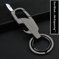 Porte-clés multifonctionnel créatif STD GX-739 en alliage de zinc, ouvre-bouteille, couteau détachable, style chinois, design haut de gamme pour hommes