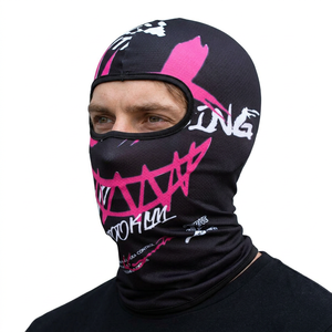 Wholesale Custom Printed Ice <b>Silk</b> Balaclava Stretch Full Head Cover Outdoor Sports Face Mask OEM ODM Supplier - Product Image 1