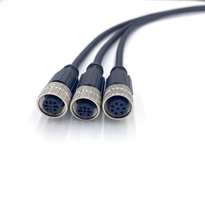 Guo Jinqiang M12 Connector <b>Cable</b> 4 To 8 Core IP65 <b>Waterproof</b> Industrial Automation Sensor Signal Transmission <b>Cable</b> - Product Image 1