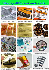 สติกเกอร์กันน้ำ กันน้ำมัน กันแอลกอฮอล์ เป็นมิตรกับสิ่งแวดล้อม รีไซเคิลได้ แห้งเร็ว ติดแน่น ผลิตตามสั่ง |   การพิมพ์ด้วยฟอยล์ทองคำด้วยแสงยูวี |   รถยนต์ - Product Image 6