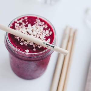 Customized Logo 100% Natural Eco-Friendly & Sustainable Bamboo <b>Drinking</b> <b>Straws</b> for Restaurants Events Parties - Product Image 5