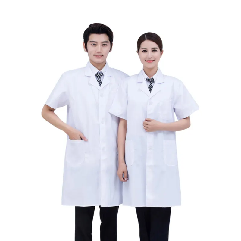 Wholesale white medical scrubs nurse uniform lab coat lab coat for women