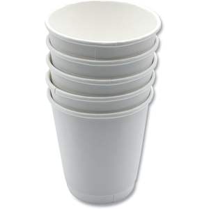 แก้วกระดาษสองชั้นสีขาวขนาด 10 ออนซ์ ยี่ห้อบอร์ดวอล์ค บรรจุ 500 ใบ/กล่อง - Product Image 2