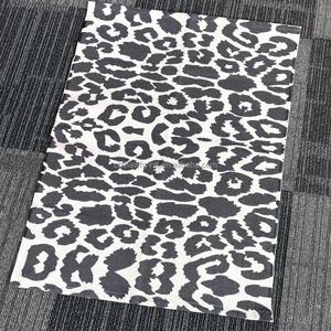 Custom Print Sublimation Cotton <b>Leopard</b> Cheetah Print Doormats Layering <b>Rugs</b> - Product Image 1