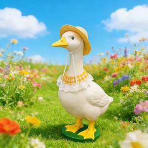 Porch Costume Spring Summer 2026 Country Style Doorway Goose Pet Decoration <b>Dogs</b> - Product Image 1
