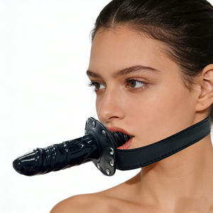 BDSM องคชาติซิลิโคนแบบสายคู่สำหรับผู้หญิงเซ็กซ์ทอยสำหรับคู่รักผู้ใหญ่ปลั๊กอุดปากคู่อุปกรณ์เล่<span class=keywords><strong>น</strong></span>เกมเลสเบี้ยนสวมใส่ได้ - Product Image 2