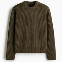 Pull-over décontracté 3D de haute qualité 100 % coton à manches longues pour homme – Mode hiver