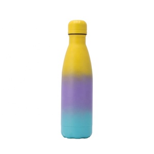 공장 가격 사용자 정의 500ml 승화 알루미늄 화이트 더블 스테인레스 스틸 진공 테르모스 플라스크 콜라 모양 물병