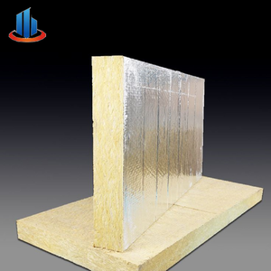 Panneau en laine de roche avec feuille d'aluminium carrée 60kg-200kg/m3, écologique, imperméable, ignifuge, isolation de toiture, 50-150mm - Product Image 1