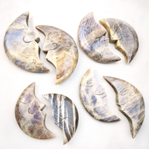 Oferta especial Meditación natural Cristal Productos espirituales <span class=keywords><strong>Piedra</strong></span> lunar azul Cara <span class=keywords><strong>Luna</strong></span> <span class=keywords><strong>para</strong></span> Decoración - Product Image 4