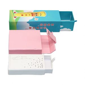 Caja Deslizante de Lujo con Laminación Brillante Personalizada FX, con Cinta y Cordón, Caja de Regalo con Cajón, Empaque Premium para Joyería - Product Image 4