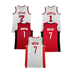 Venta al por Mayor de Camisetas de Baloncesto Americanas Cosidas, Oferta 2026 # <span class=keywords><strong>1</strong></span> Amen Thompson # 7 <span class=keywords><strong>Kevin</strong></span> <span class=keywords><strong>Durant</strong></span> # 28 Alperen Sengun - Product Image 4