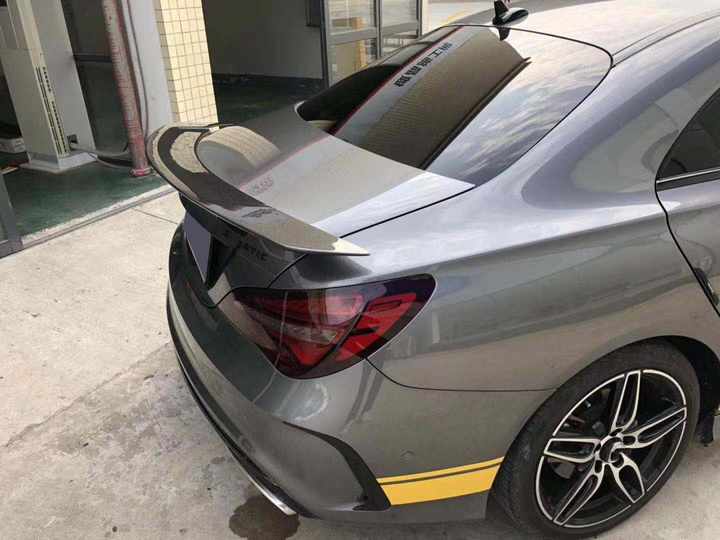 RT Style Carbon Fiber W117 Rear Trunk Spoiler for Mercedes Bens CLA ...