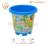 Ensemble de jouets de plage et de sable pour enfants unisexe comprenant des moules à sable en plastique et un seau à outils pour s'amuser en été pour les jeux des enfants
