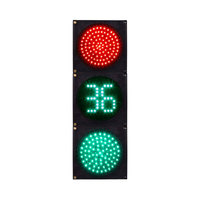 ZGSM AC / DC verfügbar rot grün gelb voller Ball Countdown LED-Strassenlicht