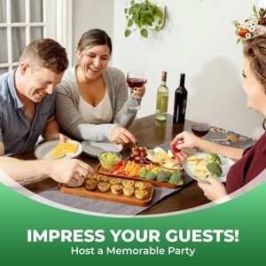 Plateaux en acacia brun massif 14 x 5,5 pouces, plateaux rectangulaires de grande taille, plateaux en bois pour aliments, plateau de charcuterie, plateau de service pour apéritifs - Product Image 4