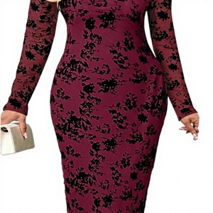 For off Shoulder Strapless Three Layer <b>Ruffles</b> Sleeves Bodycon Empire Waist Bandage <b>Dress</b> Elegant Ladies Red Cocktail - Product Image 2