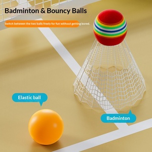 Kit de raquettes de <span class=keywords><strong>badminton</strong></span> de haute qualité pour tout-petits, raquette de tennis préscolaire, jouet de sport d'extérieur pour enfants, jardin, aire de jeux, exercice - Product Image 4