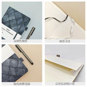 <span class=keywords><strong>Libreta</strong></span> de Negocios <span class=keywords><strong>A5</strong></span>, Mini Bloc de Notas con Encuadernación de Hojas Sueltas, Impresión UV, Páginas Gruesas con Líneas para Regalos Promocionales - Product Image 4