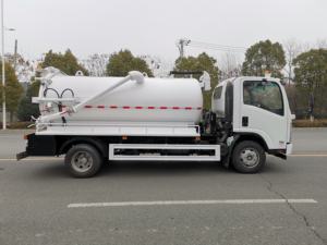 उच्च दबाव वैक्यूम सक्शन ट्रक का इस्तेमाल किया वैक्यूम सीवेज ट्रक - Product Image 4