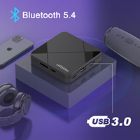 TV Box Inteligente ATV H96Max con Android 14, 4K, Quad Core, WiFi 2.4G/5GHz y Ethernet de 100M para Entretenimiento en el Hogar