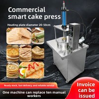 Anzhan Nouvelle Conception Machine Automatique à Crêpes Fines pour Usage Professionnel en Restaurant, 10 pièces/min, 3000W, pour Rouleaux de Printemps et Gâteaux de Canard Rôti