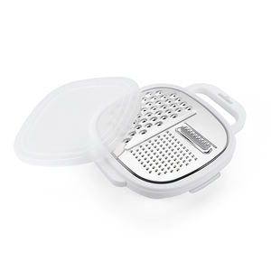 Creativo 3 en 1 de acero inoxidable, respetuoso con el medio ambiente, duradero, utensilio de cocina, multifunción, rallador de queso vegetal, <span class=keywords><strong>Manual</strong></span> de uso de ensalada - Product Image 1