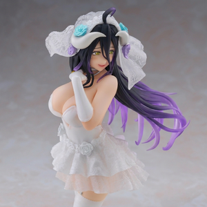 Figurine d'anime en PVC <span class=keywords><strong>Overlord</strong></span> Albedo version robe de mariée, sous licence officielle, objet de collection, ornement de bureau, jouet, cadeau, boîte d'origine, vente en gros - Product Image 2