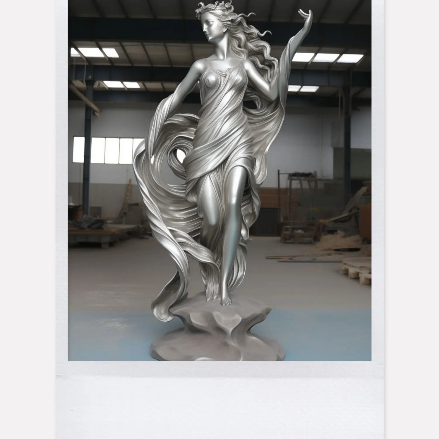 Betonnen Glasvezel Grc Sculptuur Decor Romeinse Griekse God Vrouw Tuinbeeld