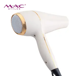 Nhãn Hiệu Riêng Tùy Chỉnh Máy Sấy Thổi Tóc Thiết Bị Salon Tóc Máy Sấy K Tốc Độ Gió Dây Màu Trắng Máy Sấy Tóc