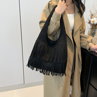Sac à main en similicuir à franges pour femmes, nouveau sac à bandoulière tendance, sacs à franges personnalisés, sacs fourre-tout pour femmes