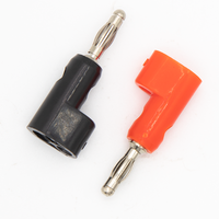 Bouchons bananes empilables sans soudure en forme de lanterne ronde de 4mm avec boîtier ABS