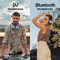 Casque sans fil OneOdio supra-auriculaire, 72 heures d'autonomie, idéal pour le DJing, le monitoring en studio et l'écoute de musique