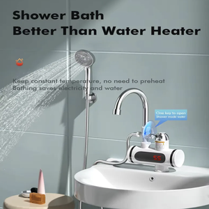 <span class=keywords><strong>Prix</strong></span> de gros Chauffage électrique instantané Évier Mélangeur Robinets de chauffage de l'<span class=keywords><strong>eau</strong></span> avec douche Robinet de cuisine - Product Image 6